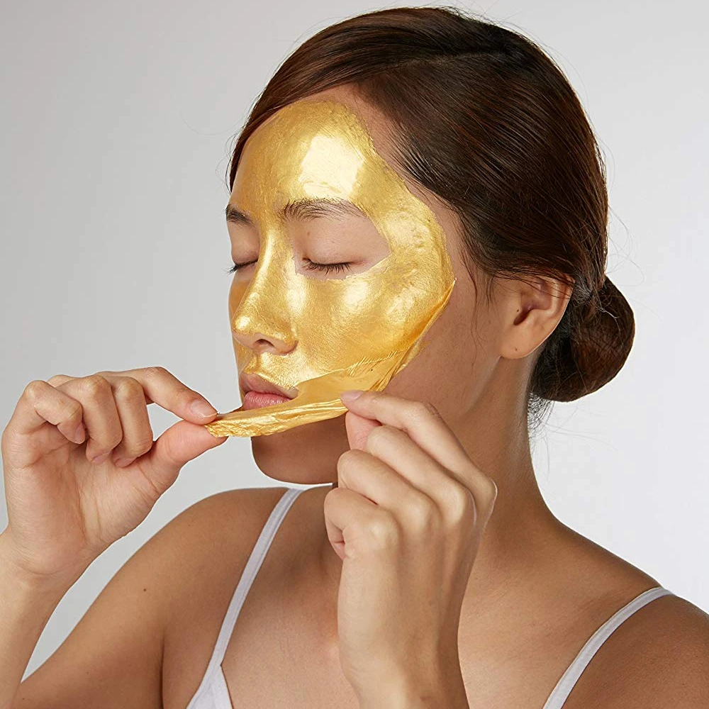 

High Bio-collagen Pure Facial Crystal Anti Aging Anti Wrinkle 24K Gold Mask SPA Facial Mask Anti Aging Anti Wrinkle OEM/ODM