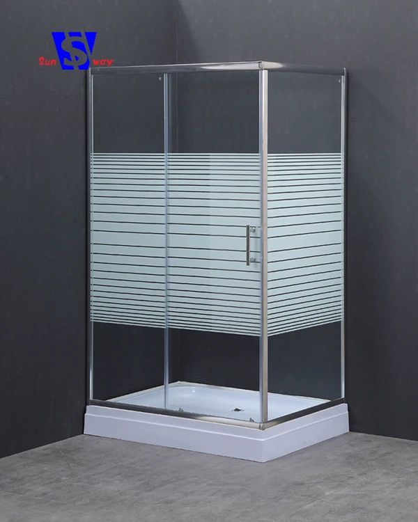 90x90cm Transparent Simple Shower Room,Fiberglass Low Tray Mini Shower Enclosure,China Shower Enclosure