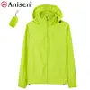 colorful waterproof custom plain blank waterproof polyester foldable windbreaker jacket