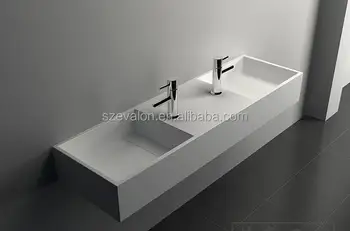 Composite Stone Wash Basin Custom Made Double Bathroom Sink Buy Acrylic Solid Surface Wall Hung Basin Outdoor Wash Basin Sinks Shape Bathroom Wash