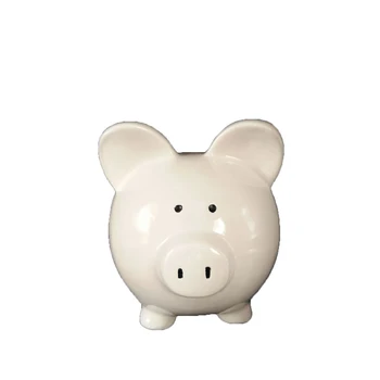 Whole White Ceramic Super Piggy Banks Whole White Ceramic Super Piggy Banks