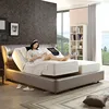 Adjustable mattress with massage remote control can lift up and down