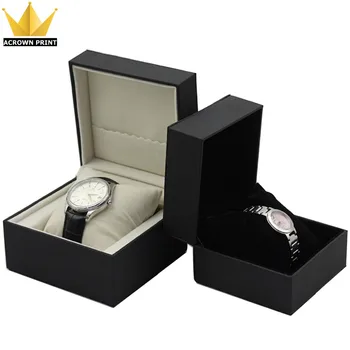 Personalized Luxury Black Rustic Leather Single Watch Box For Men - Buy ...