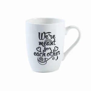Image of Best selling Plain white 11oz cheap stoneware ceramic mug with logo printing