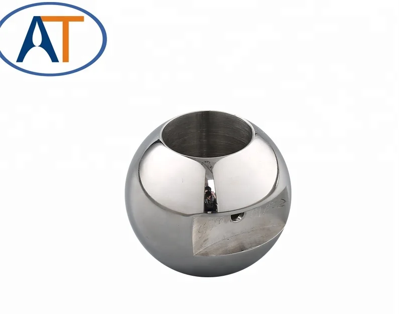 
China supplier explosion-proof hole stainless steel straight through floating valve ball for ball valves 