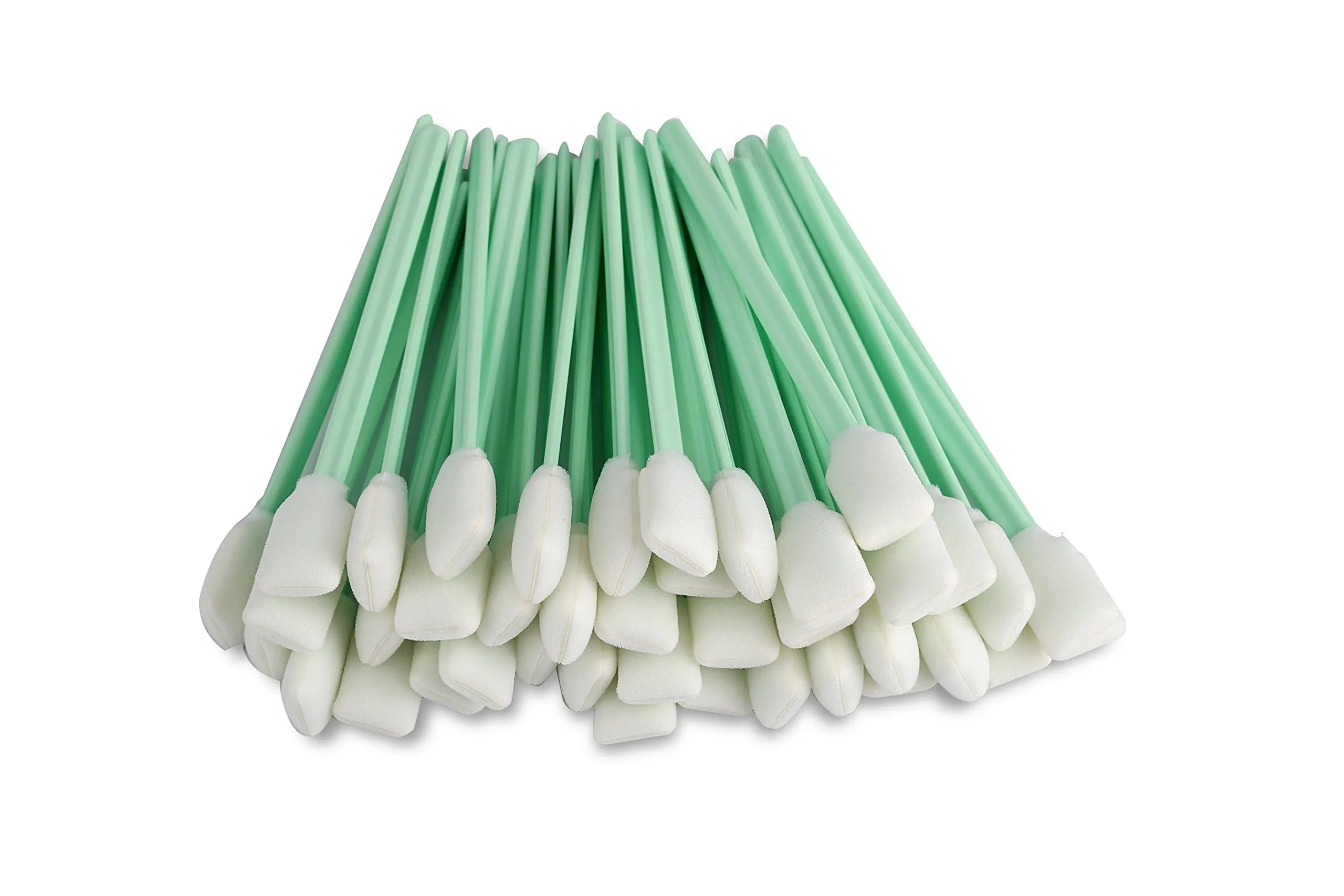 Чистящие палочки. 2,5mm Fiber Optic Foam Swabs (50pcs/Bag). 2,5mm Fiber Optic Foam Swabs FWCS-702(50pcs/Bag). Набор палочек для чистки печатающих головок, 10 штук. Foam Tips.