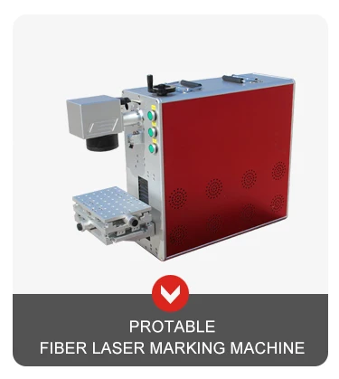 20W white Metal Desktop Fiber Laser Marking Machines For Metal and nonmetal