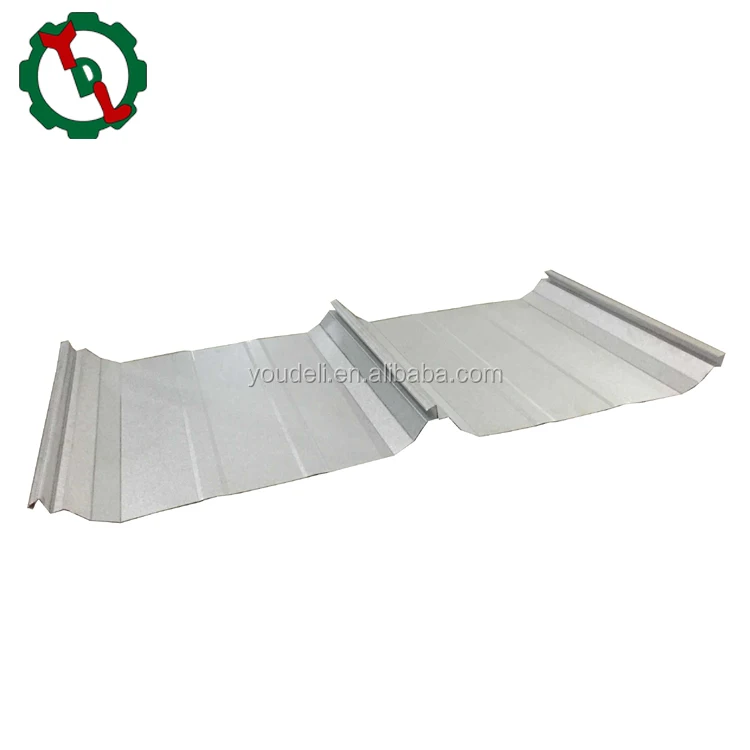 
High Grade No.45 Forged Steel Clip Lock Standing Seam Metal Roof Sheet Making Roll Forming Machine 