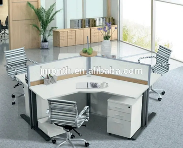 Office Furniture Modern 3 Person Office Workstation Office