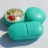 Low price good quality small plastic pill case pill organizer ,colorful OEM ODM compartment pill boxes promotional