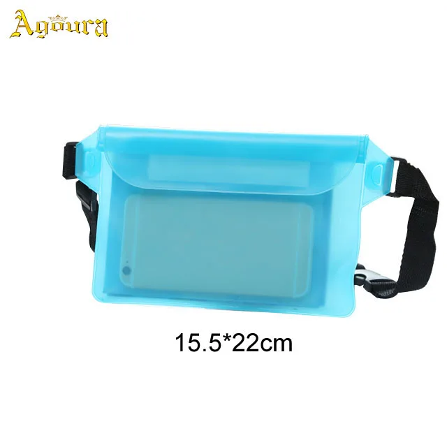 

Newest custom Clear Sport Waterproof Hiking Running Waist Bag, Waterproof Waist Pack For Mobile Phone, White, yellow, red, purple, green, blue, black, transparent, etc