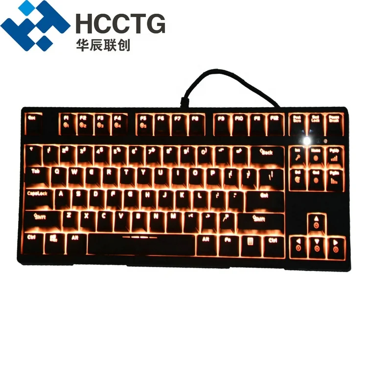 

USB 87Keys Gaming Illuminated Keyboard For Race HGK87