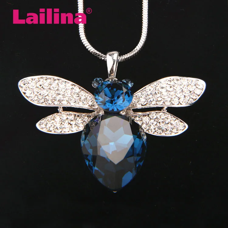 

Cute Little Bee Necklaces Pendants For Fashion jewelry, Millions of colors