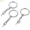 Key chains Metal Split Key Chain Rings Keychain with 11mm Screw Eye Pins