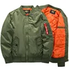 High Quality Thick and Thin Army Green Military Motorcycle Ma-1 Aviator Pilot Air Men Bomber Jacket E0161