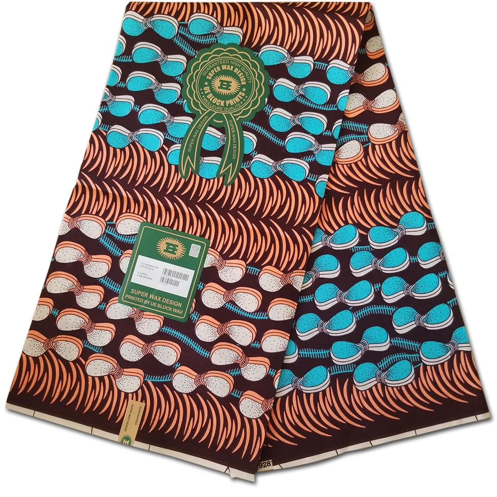 
100% Polyester wax print fabric 