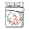 Children Cartoon Animal Bed Duvet Cover Forest Unicorn Horse Kids Bedding Set