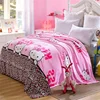 Fashion Hello Kitty Print Throw Blanket Soft Coral Fleece Bedding /Baby Blanket