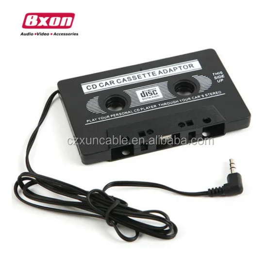 

Audio AUX Car Cassette MP3 CD Tape Adapter Converter 3.5mm Cable, Silver