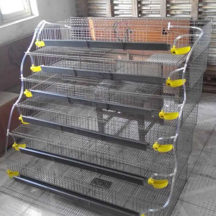 H Type Wire Mesh Metal Quail Cage Hot Sale In Commercial Breeding Quail