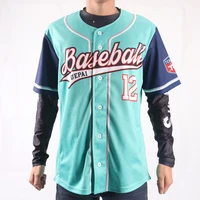 

Oem Striped Team Baseball Jersey men shirt Custom print baseball uniform Sublimation Baseball Jersey For Sale