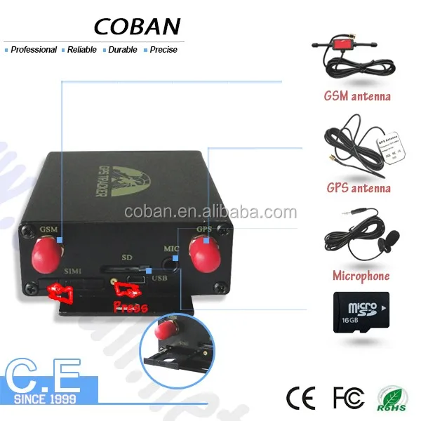 Vehicle Gps Tracker With Speed Limiter Alarm With Over Speed Control