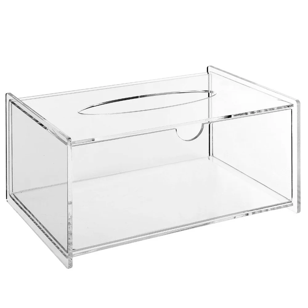 Clear Acrylic Napkin Holder Lucite Perspex Tissue Paper Dispenser - Buy ...