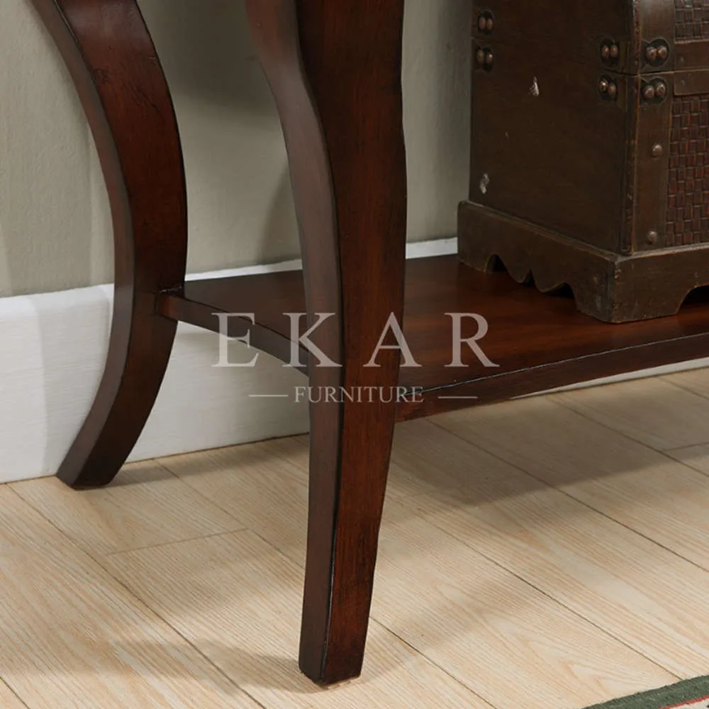 Woonkamer interieur luxe meubels vintage console tafel in zwart ...