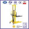 REACH fixed forks 500 kg manual hand hydraulic stacker forklift