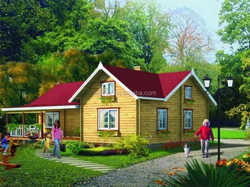 Safe Reliable Prefabricated Wooden House Log Cabin Kit Log Home