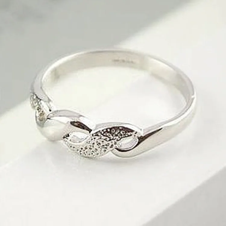 Intended to provoke Attachment white collar fashion simple geometric piano ring ring female factory direct