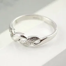 Intended to provoke Attachment white collar fashion simple geometric piano ring ring female factory direct