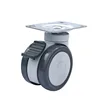 Special Medical Casters 3-inch Flat Bottom Universal Double Wheel High-end Silent Casters Medical Equipment Wheel