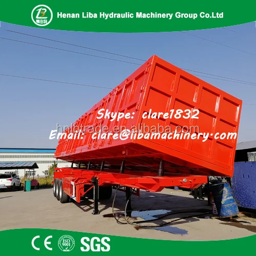Coal Transport Used Dump Trailer 50 ton 60 ton 100 ton Direct Factory Tipper Trailer