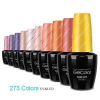 

factory low moq oem odm private label brand 273 colors 3 step uv led gel nail polish 15ml