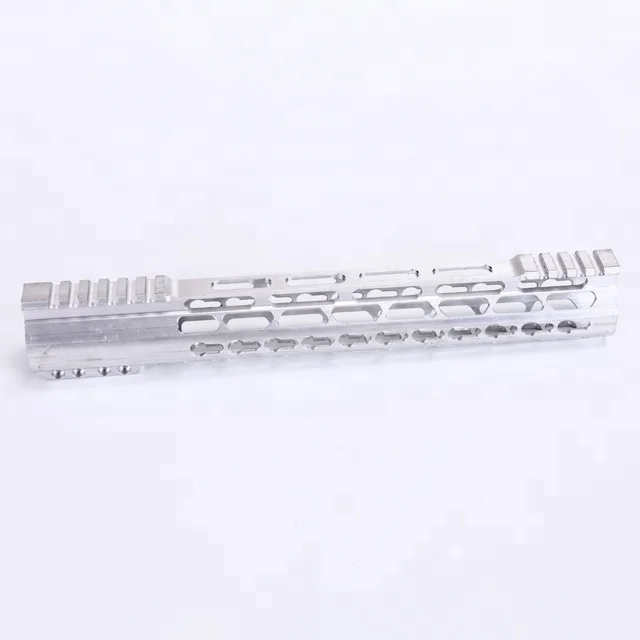 
AR15 RAW KEYMOD Free Floating Handguard Quad rail mount Barrel Nut 7' 10