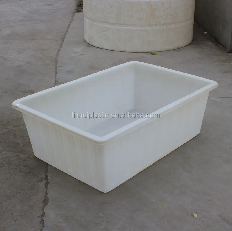 square plastic tub