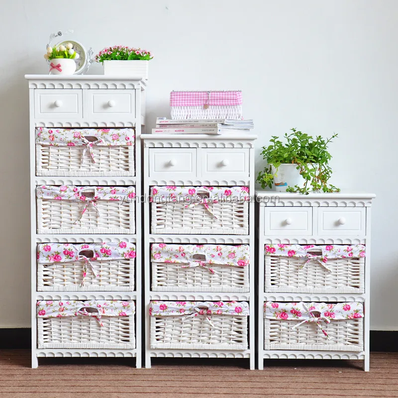 
countryside white wooden chest of drawers  (60734558664)