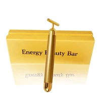 

Private label custom logo 24k gold energy beauty bar facial vibration energy beauty bar