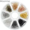 160pcs Earring Clasps Hooks Ear Wires With Storage Box Hypo-allergenic French Mixed Color Jewelry Making Accessories HK008