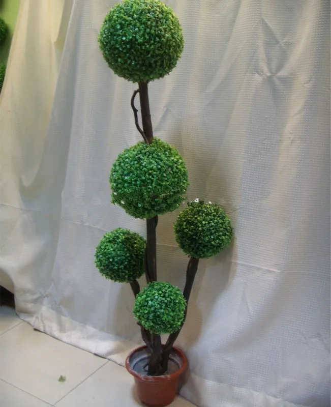 Topiary Decor Artificial Plant For Wedding Christmas Photo 2 Topiary Decor Artificial Plant For Wedding Christmas Bonsai Tree Home Garden Office