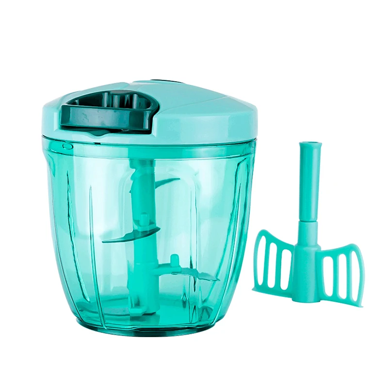 

Household plastic capacity upgraded chopper Vegetable Grater, Blue