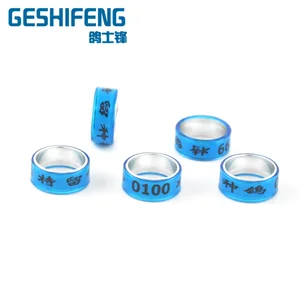 Image of M 2020 pigeon ring bands with your name phone serial number
