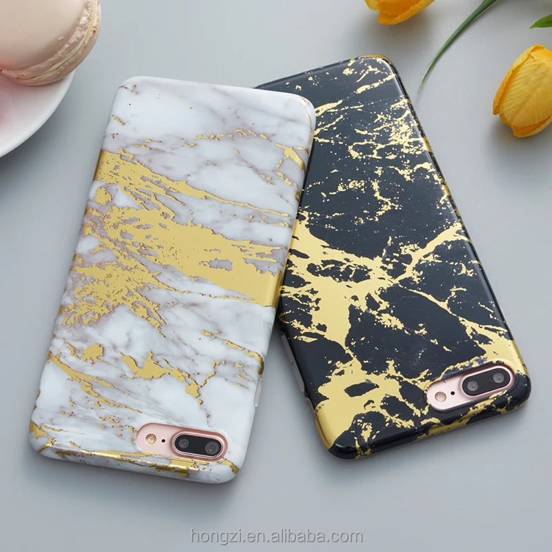 

hot Personalised Golden Marble Printed Glitter Soft Tpu phone case cover for iPhone 6 6s plus 7 8 plus cases