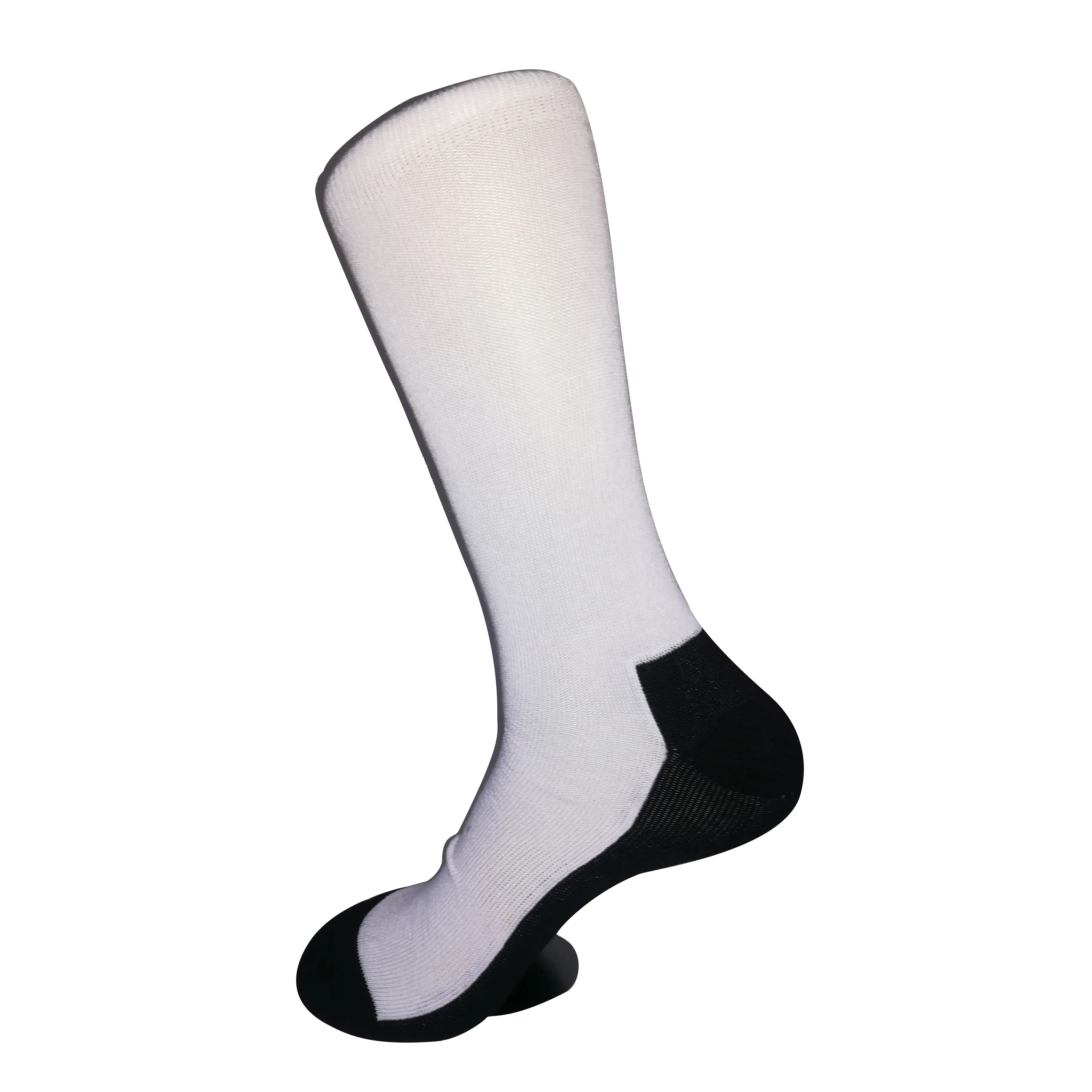 

Custom sublimation sport socks with black bottom, Custom color
