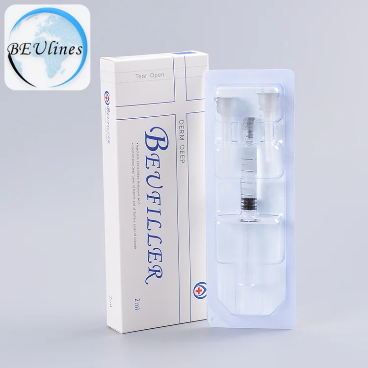 

2ml syringe for cosmetic liquid hyaluronic acid dermall filler for face
