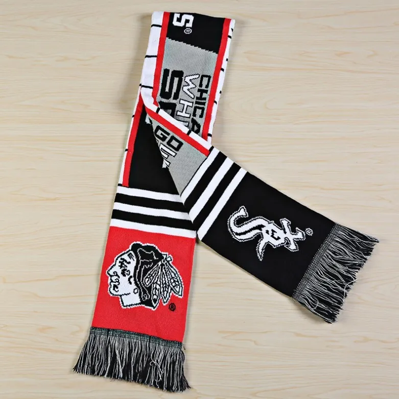 Football Fan Accessories Scarf,Customized Logo Football Fans Winter
