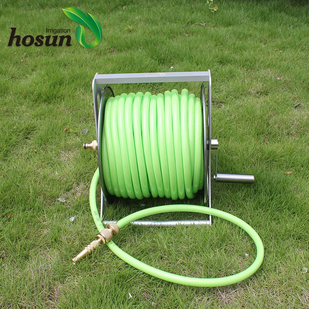 

china shopping online best garden agricultural irrigation water stainless steel air compressor hose reel, Pictured or custom color.