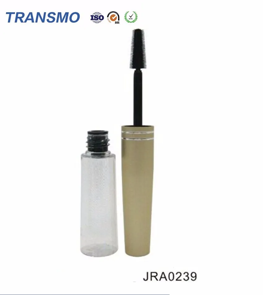 Customized Wholesale 9ml Black Clear Mascara Bottle Plastic Mascara