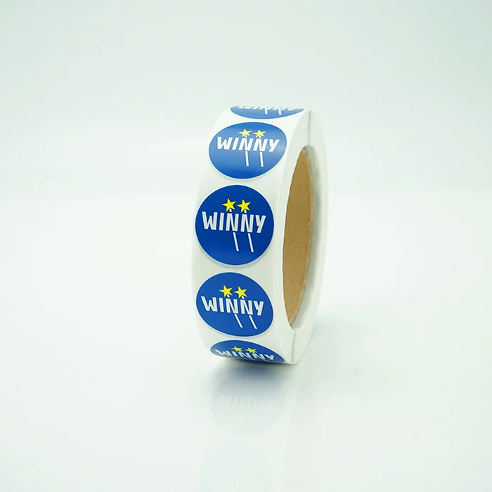 Colourful Round Printed 15mm Stickers Custom Logo Label Buy Custom